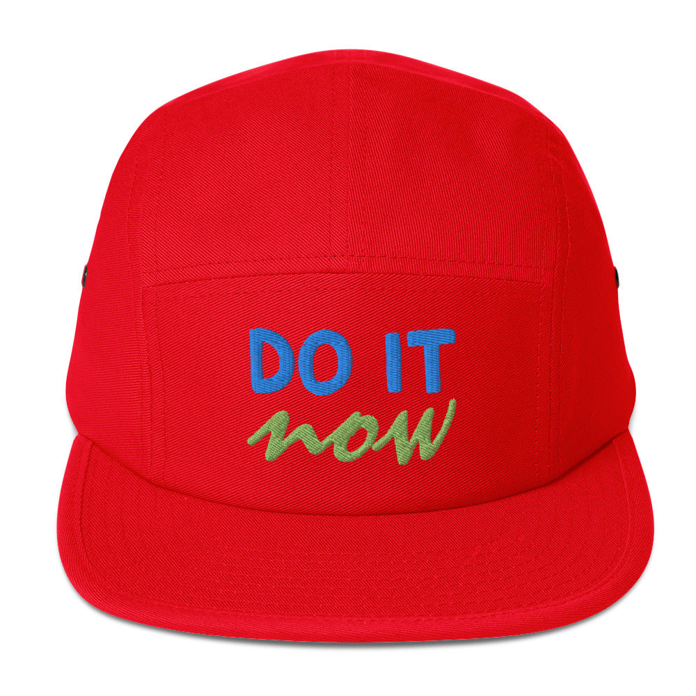 Do It Now Embroidered Five Panel Cap