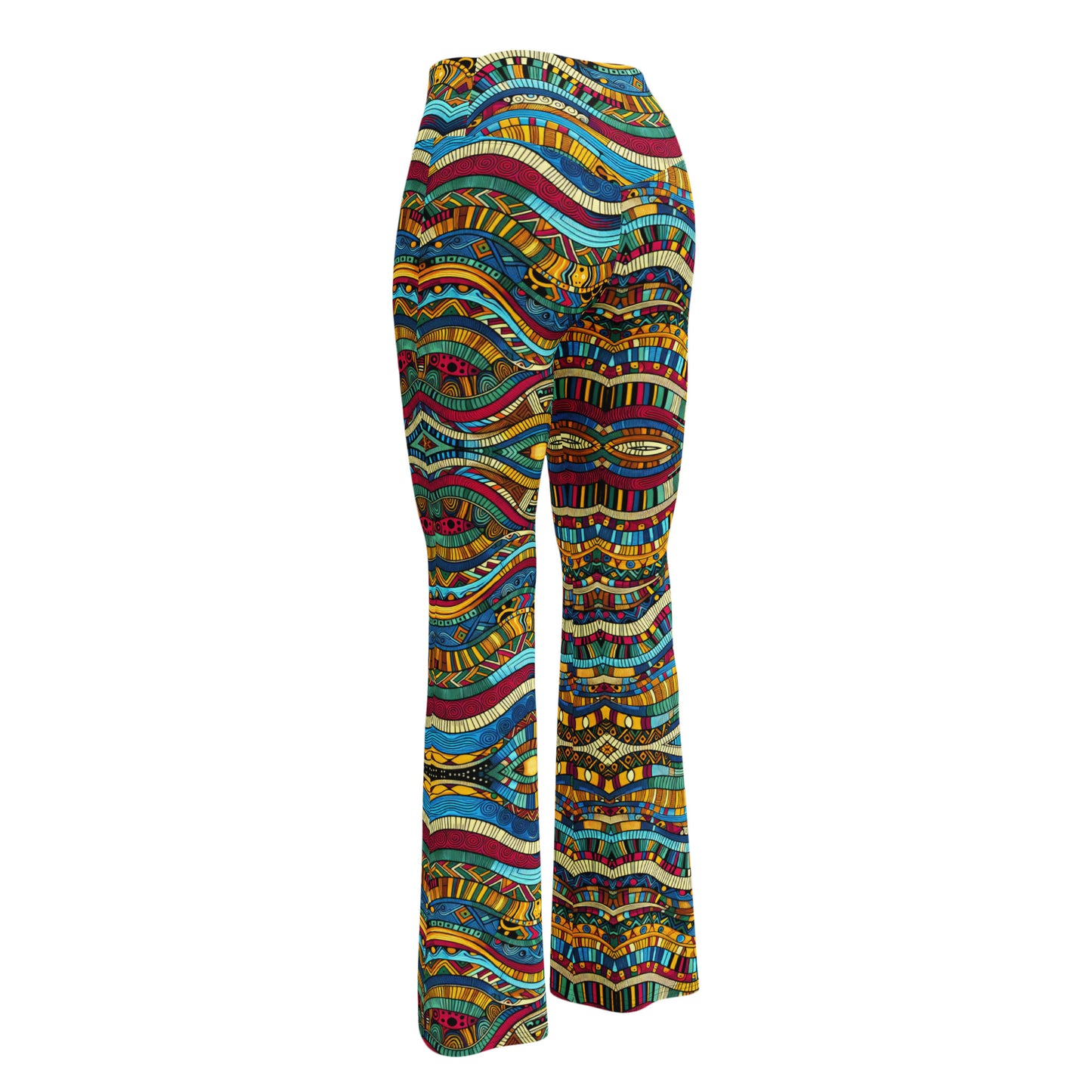 Ethnic Print Flare leggings