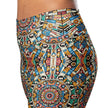 Abstract Kaleidoscope Flare leggings