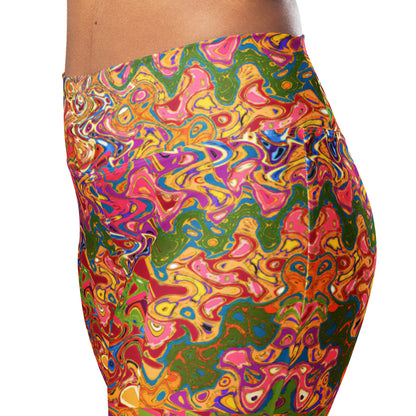 Multicolor Flare leggings