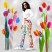 Tulips Flare leggings