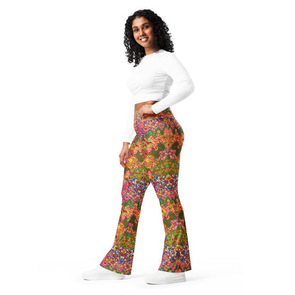 Multicolor Flare leggings