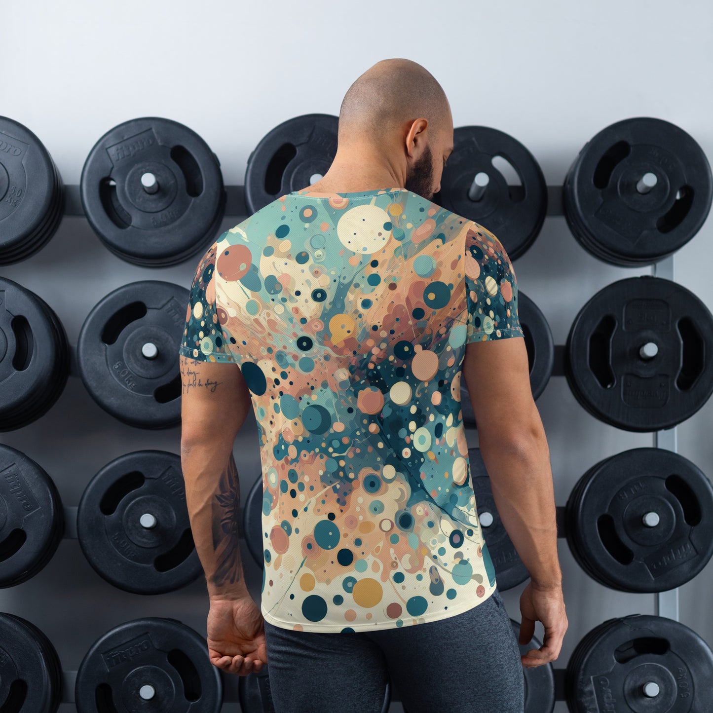 Abstract Paint Men's Athletic T-shirt