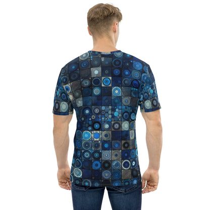 Blue Abstract Squares Men's t-shirt