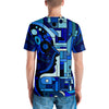 Blue Abstract Man Men's t-shirt