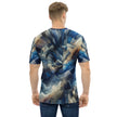 Blue Abstract Distortion Men's t-shirt