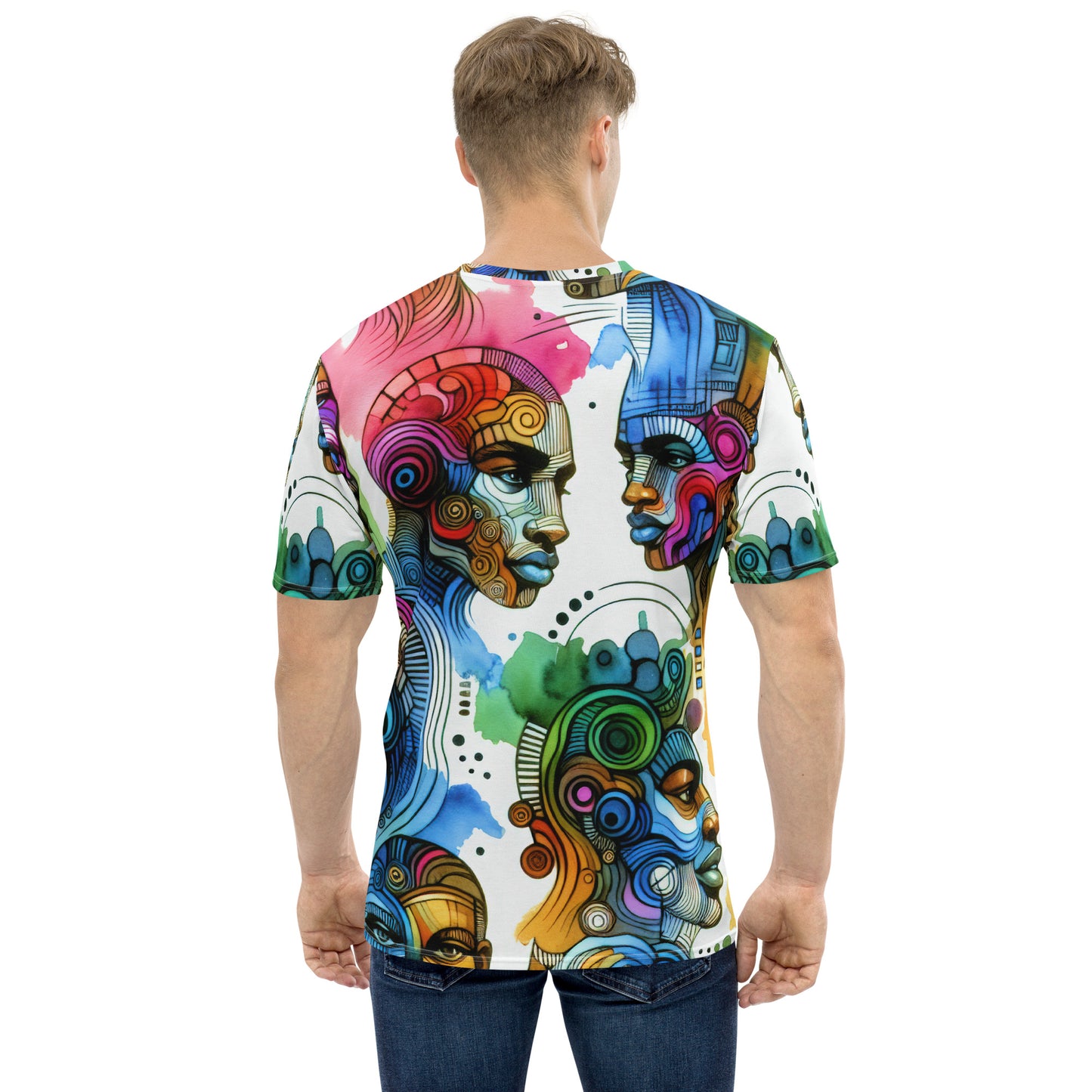 Ethnic Faces Men's t-shirt