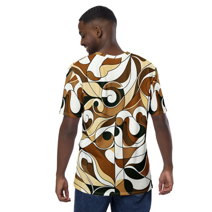 Brown Abstract Men's t-shirt