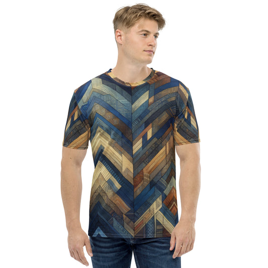 Multicolor Chevron Men's t-shirt