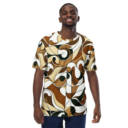 Brown Abstract Men's t-shirt