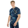 Blue Abstract Squares Men's t-shirt