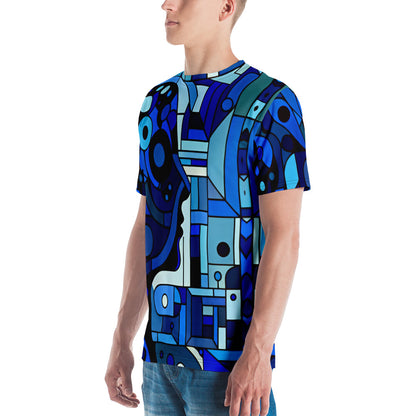 Blue Abstract Man Men's t-shirt