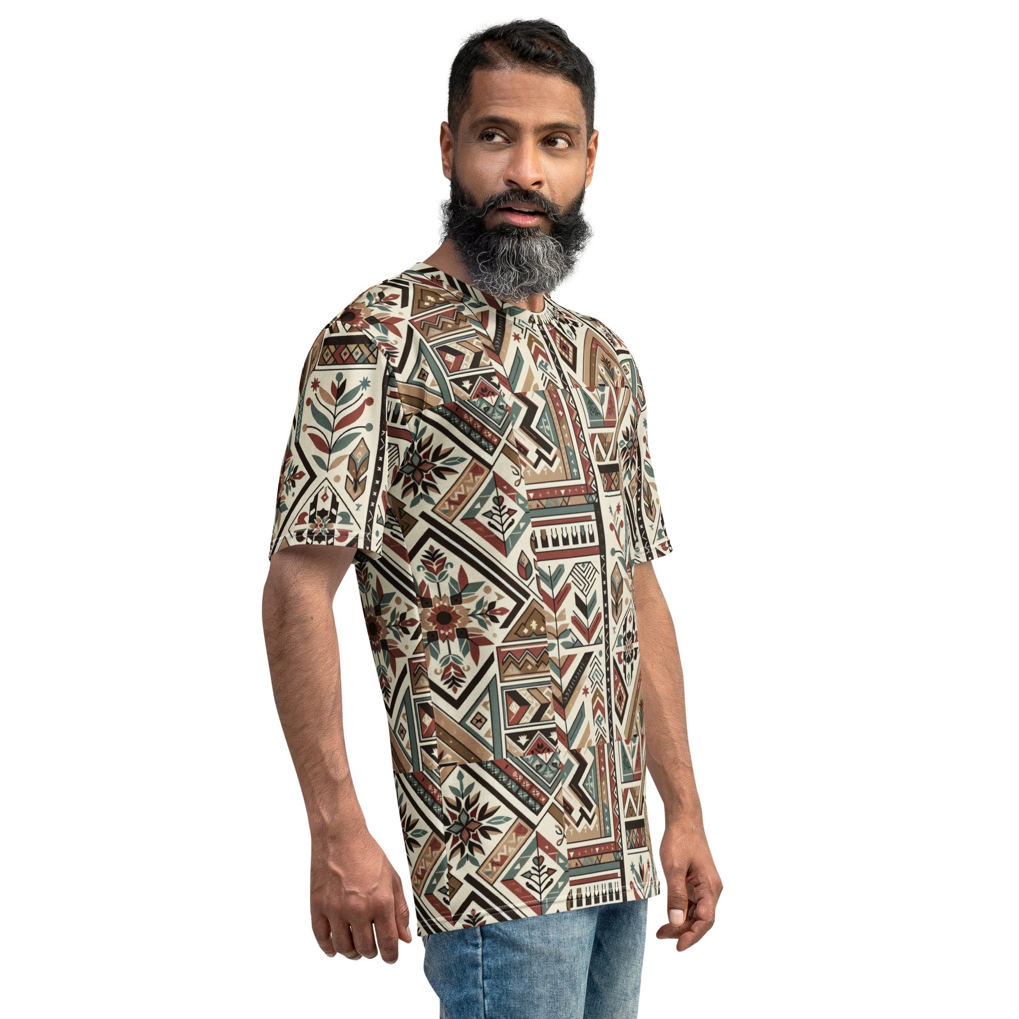 Abstract Geo Floral Men's t-shirt