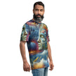 Abstract Face in the sky Men's t-shirt