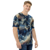 Blue Abstract Distortion Men's t-shirt