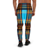 Orange Plaid Men's Joggers