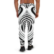 Black and White Wave Men's Joggers