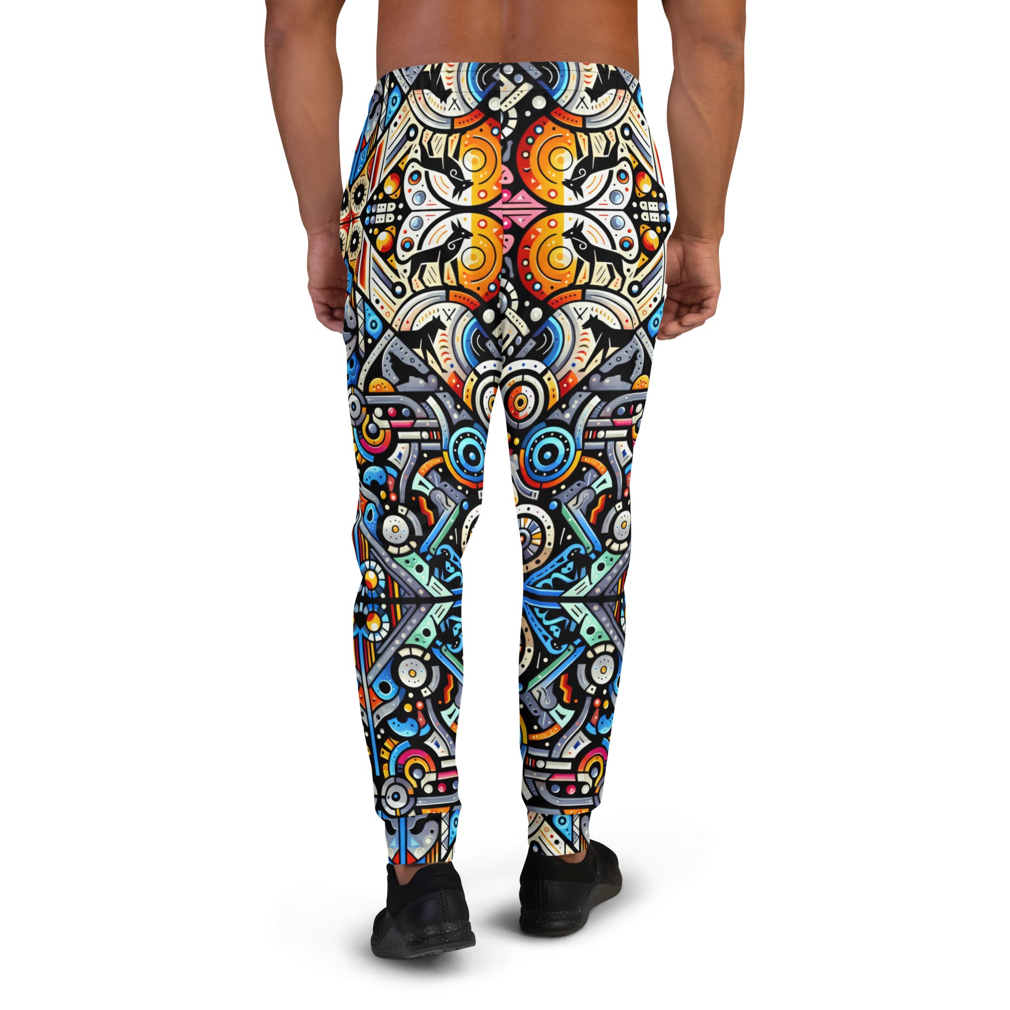 Abstract Animals Men's Joggers