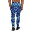 Blue Abstract Man Men's Joggers