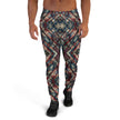 Red Abstract Pattern Men's Joggers