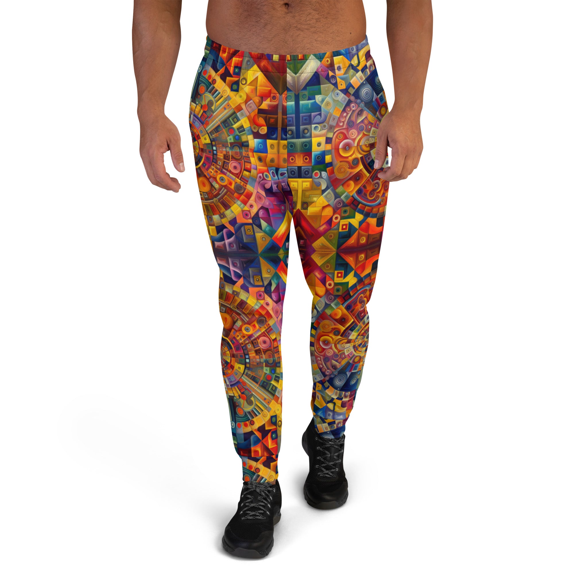 Abstract Kaleidoscope Men's Joggers