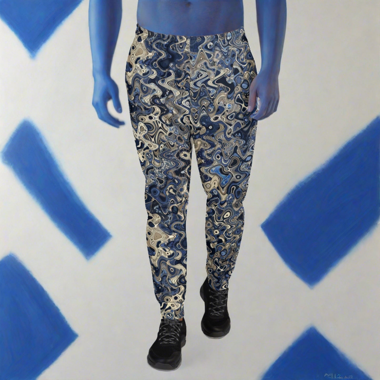 Abstract Wave Men's Joggers