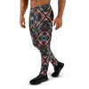 Red Abstract Pattern Men's Joggers