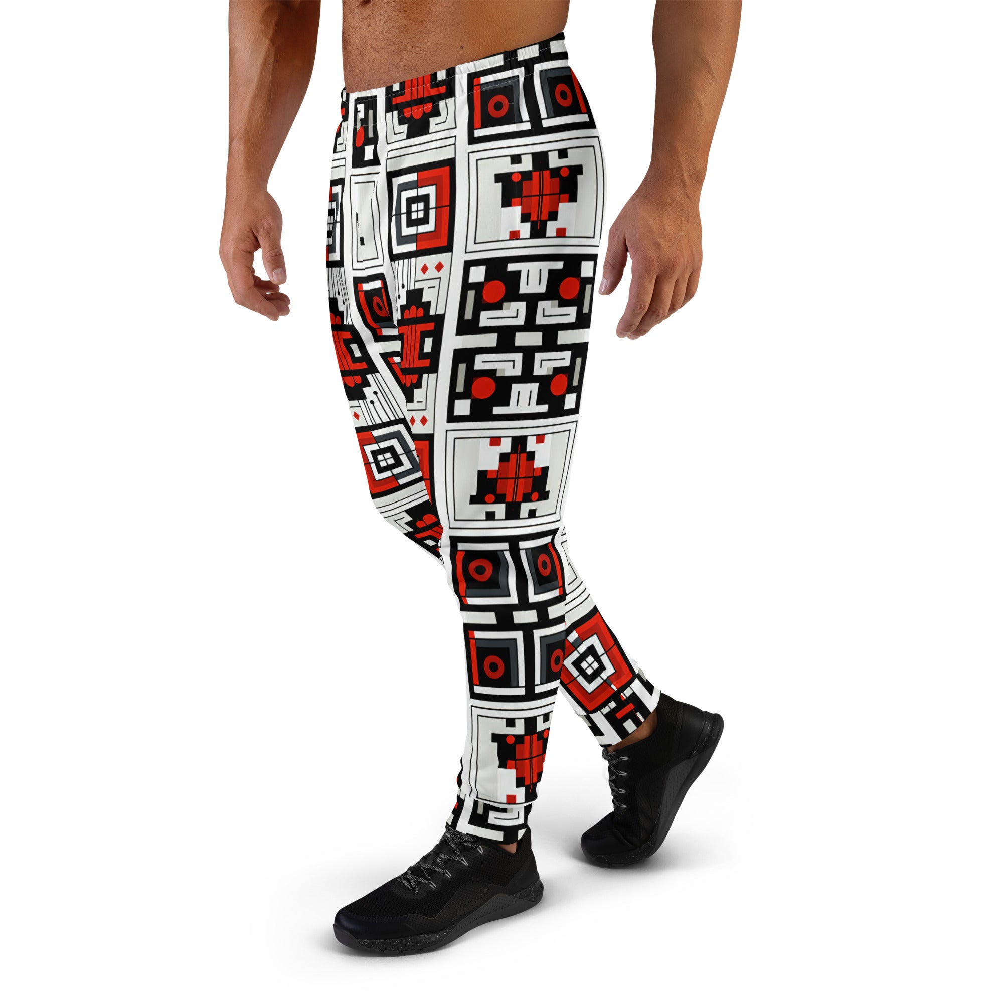 Square Abstract Men's Joggers