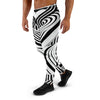 Black and White Wave Men's Joggers