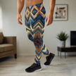 Multicolor Chevron Men's Joggers