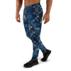 Blue Abstract Squares Men's Joggers