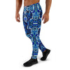 Blue Abstract Man Men's Joggers