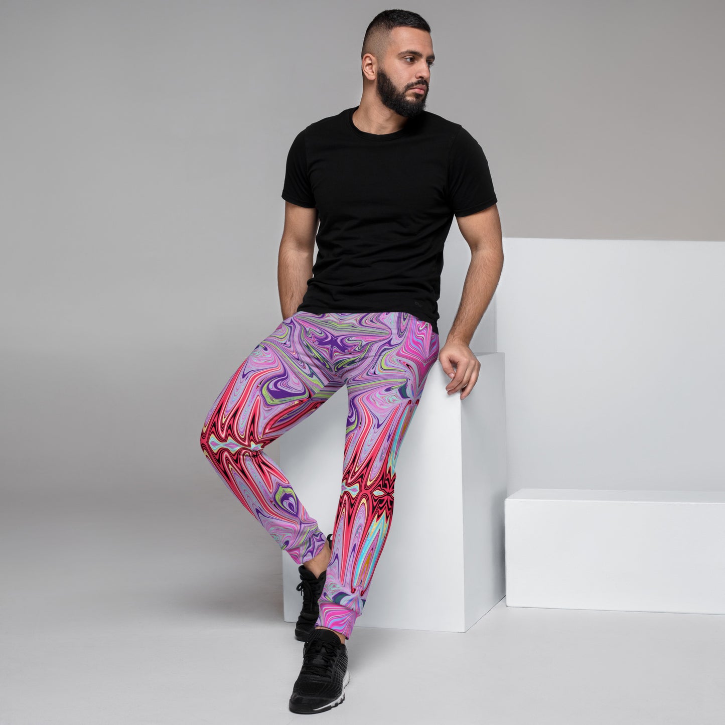 Warped Lavender Men's Joggers