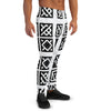 Black and White Abstract Men's Joggers