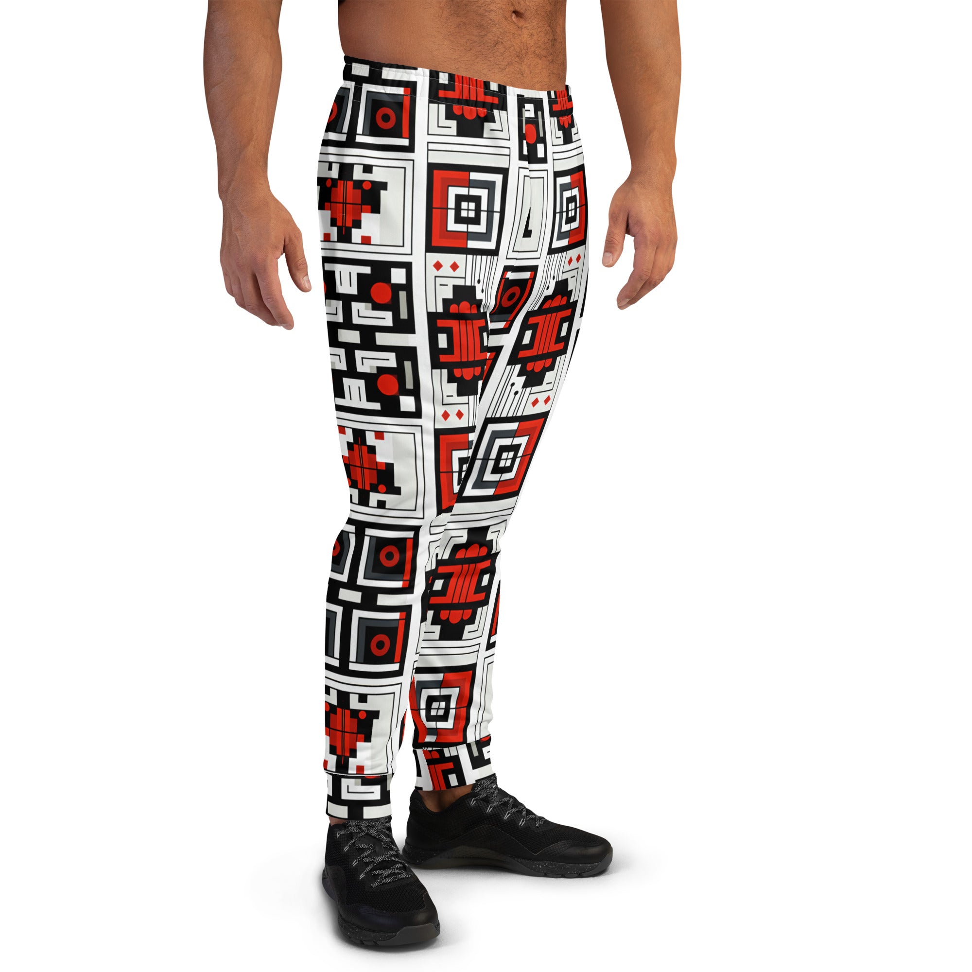 Square Abstract Men's Joggers