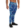 Blue Abstract Man Men's Joggers