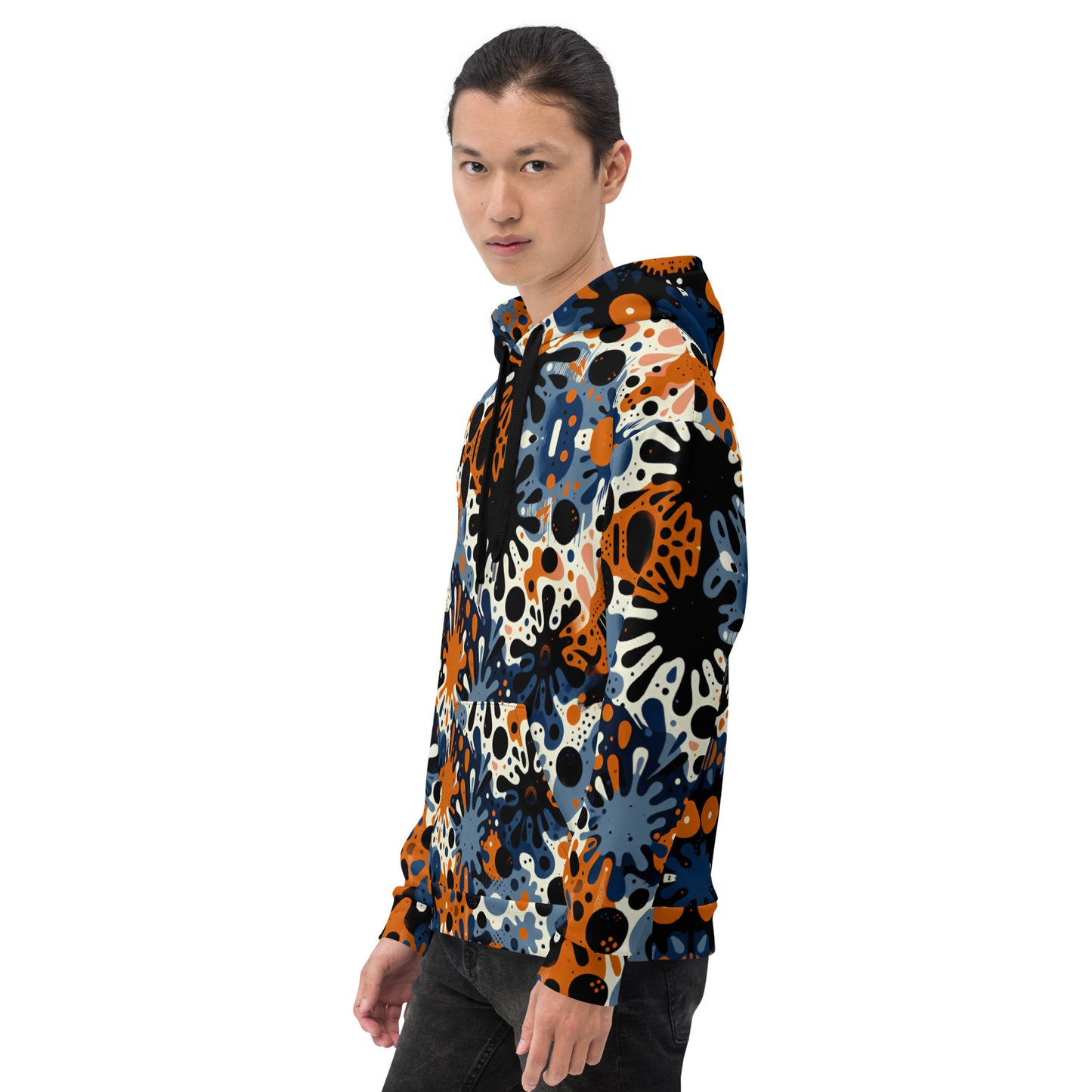 Abstract Splat Unisex Hoodie