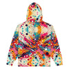 Paint Splatter Unisex zip hoodie