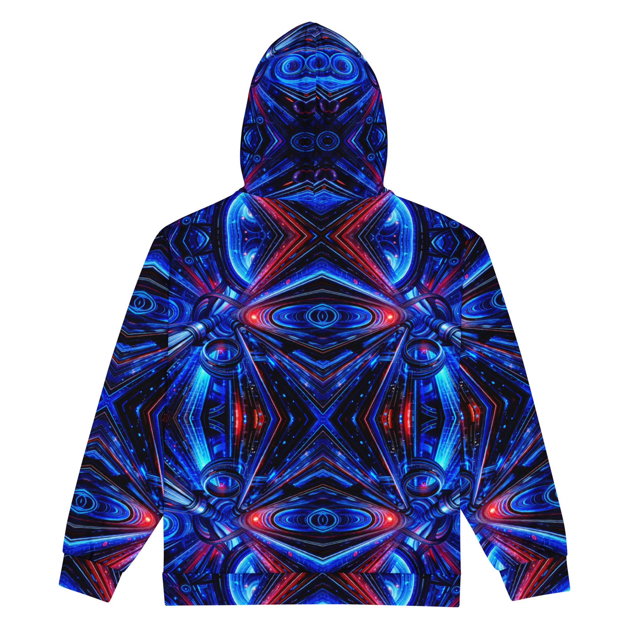 Blue Lights Unisex zip hoodie