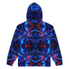 Blue Lights Unisex zip hoodie