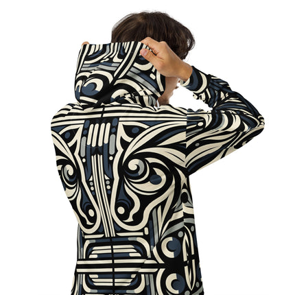 Abstract Horse Unisex zip hoodie