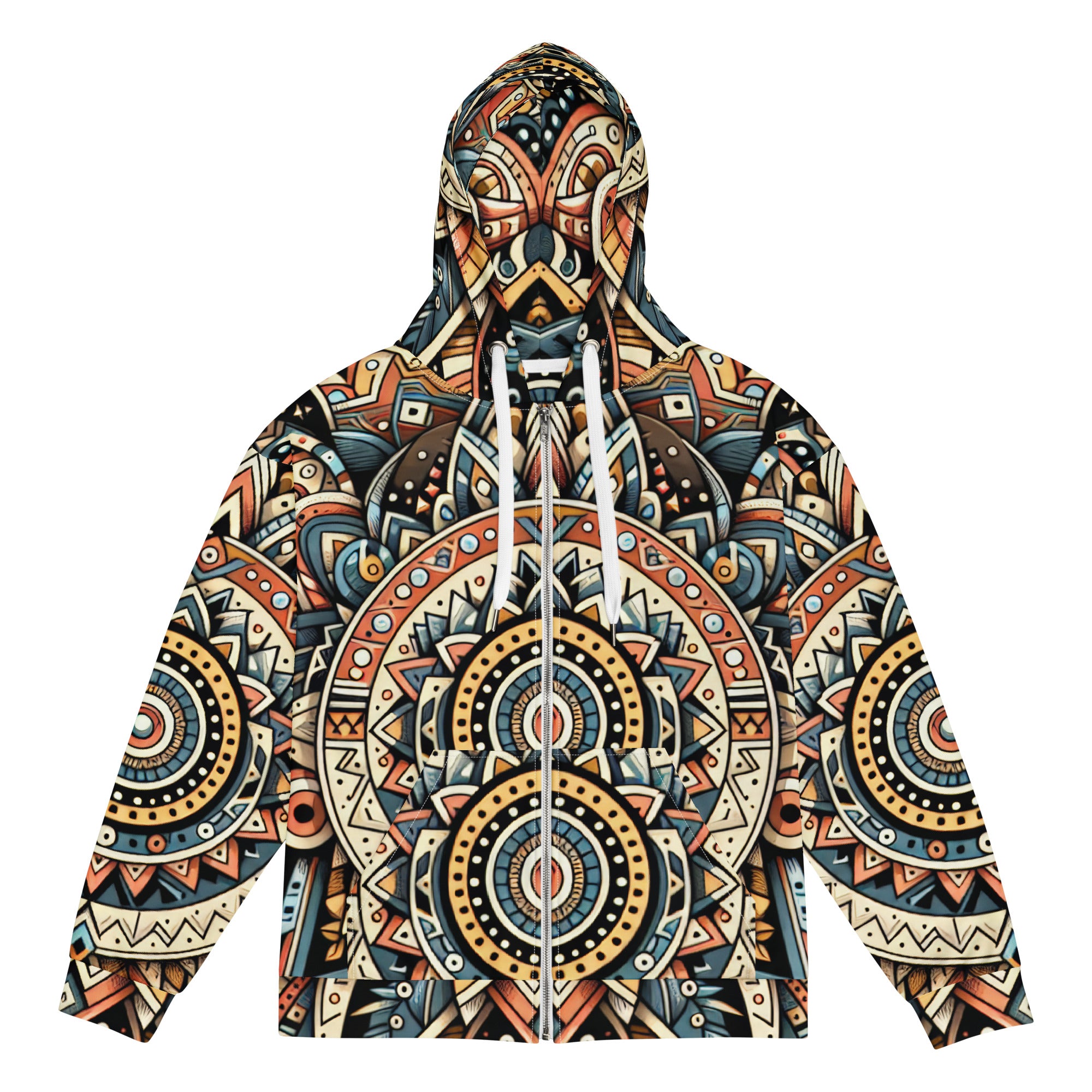 Funky Abstract Unisex zip hoodie