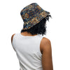 Multicolor Chevron Reversible bucket hat