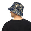 Abstract Wave Reversible bucket hat