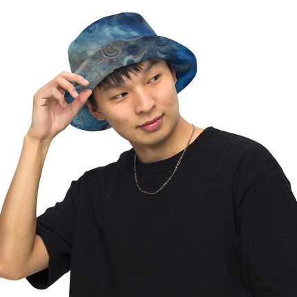 Blue Sky Reversible bucket hat