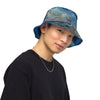 Blue Sky Reversible bucket hat