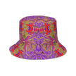 Purple Warp Reversible bucket hat