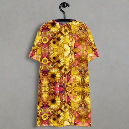 Flowers T-shirt dress