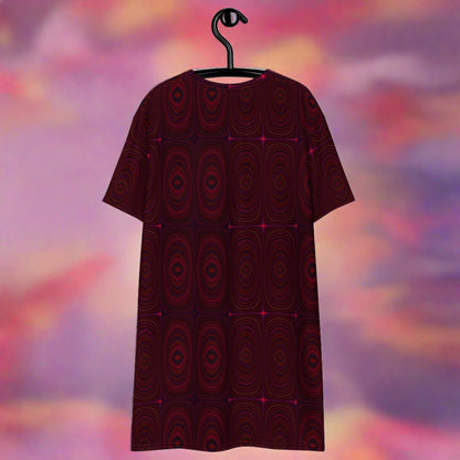 Purple Polar T-shirt dress