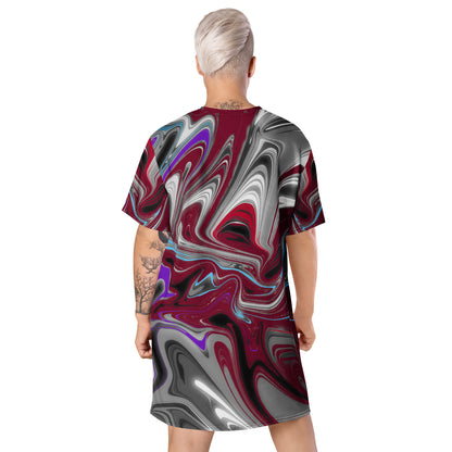 Vivid Infrared T-shirt dress